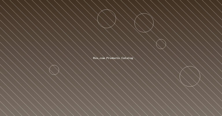 Rox.com Products Catalog: Your Ultimate Guide to Premium, Curated Shopping